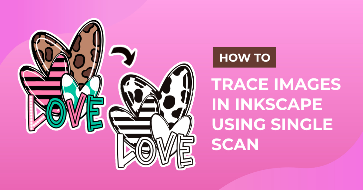 How to Trace in Inkscape Using Single Scan