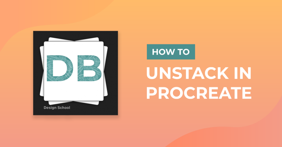 How to Unstack in Procreate