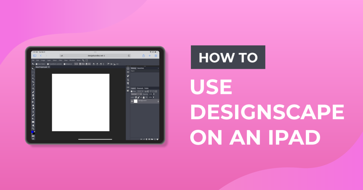 How to Use DesignScape on an iPad