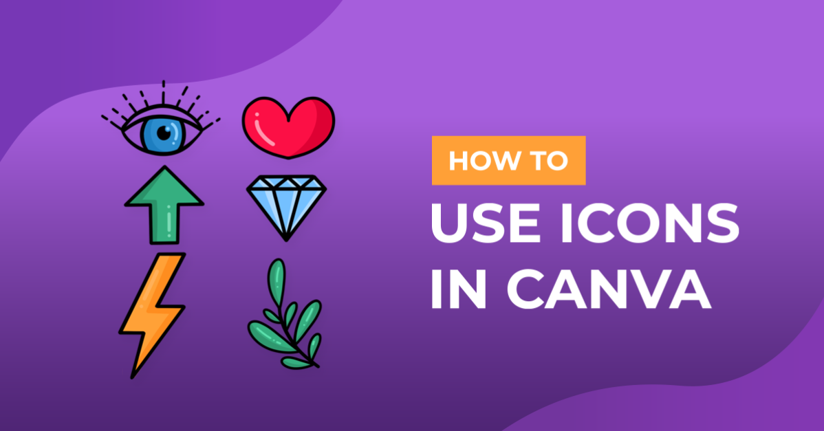 How to Use icons in Canva