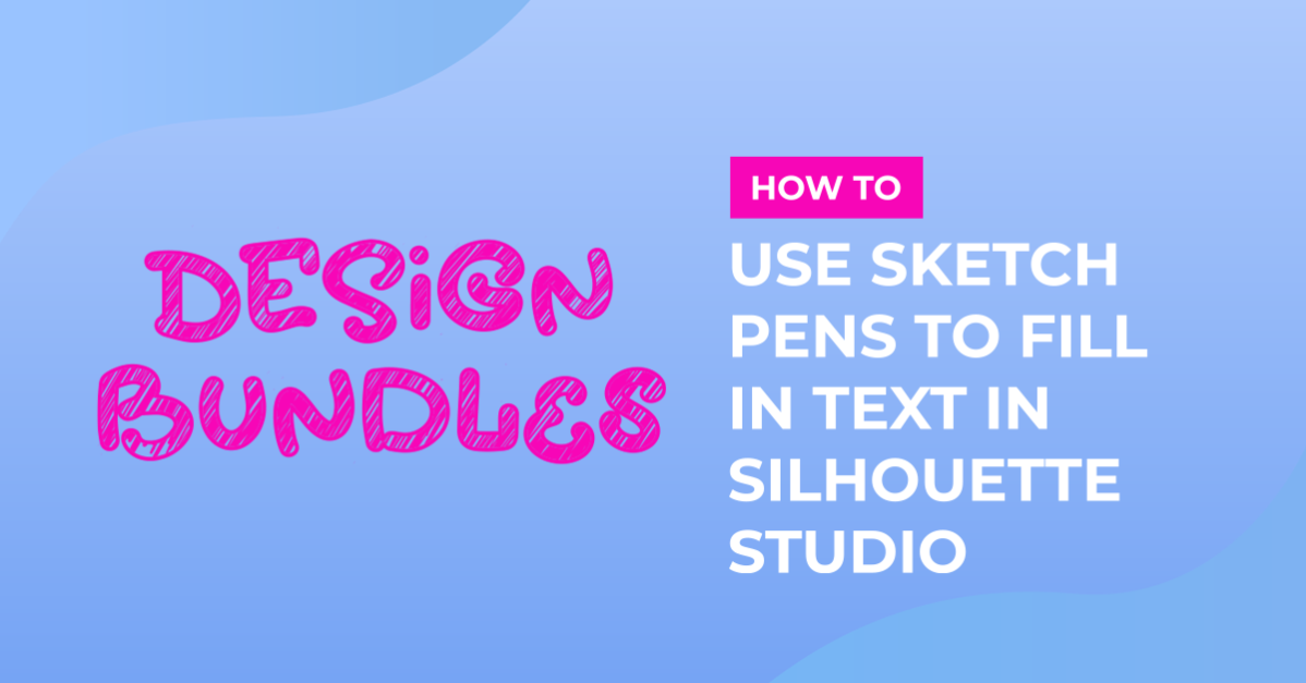 How to Use Sketch Pens to Fill in Text in Silhouette Curio