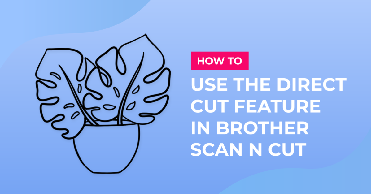 Brother Scan N Cut Direct Cut Tutorial