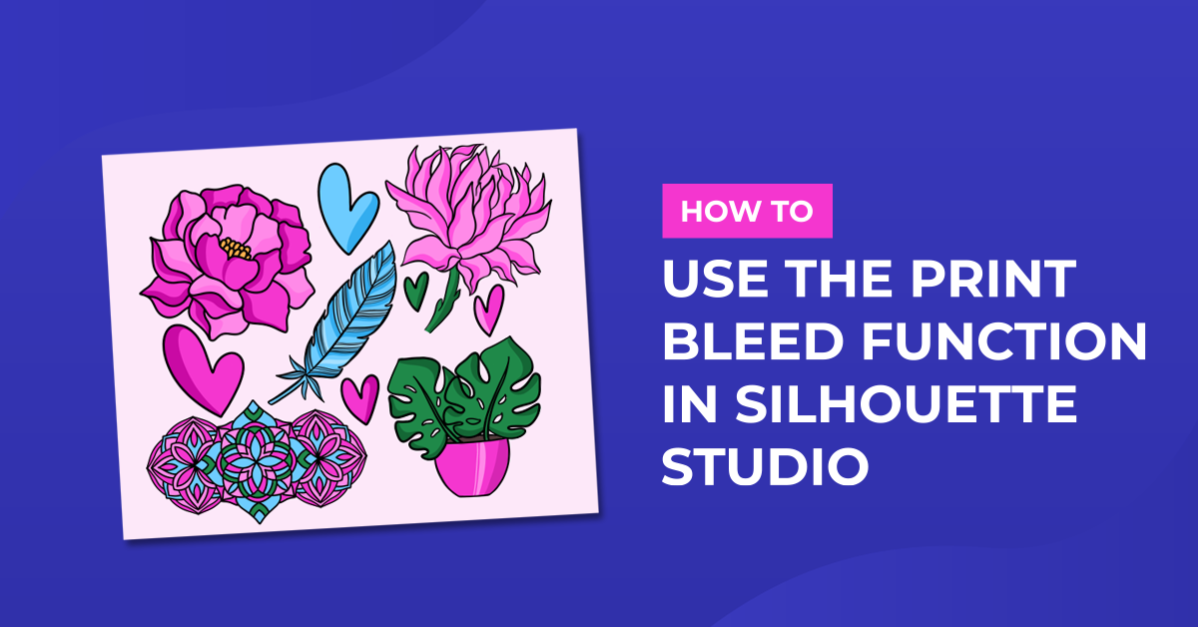 Print bleed function in Silhouette Studio