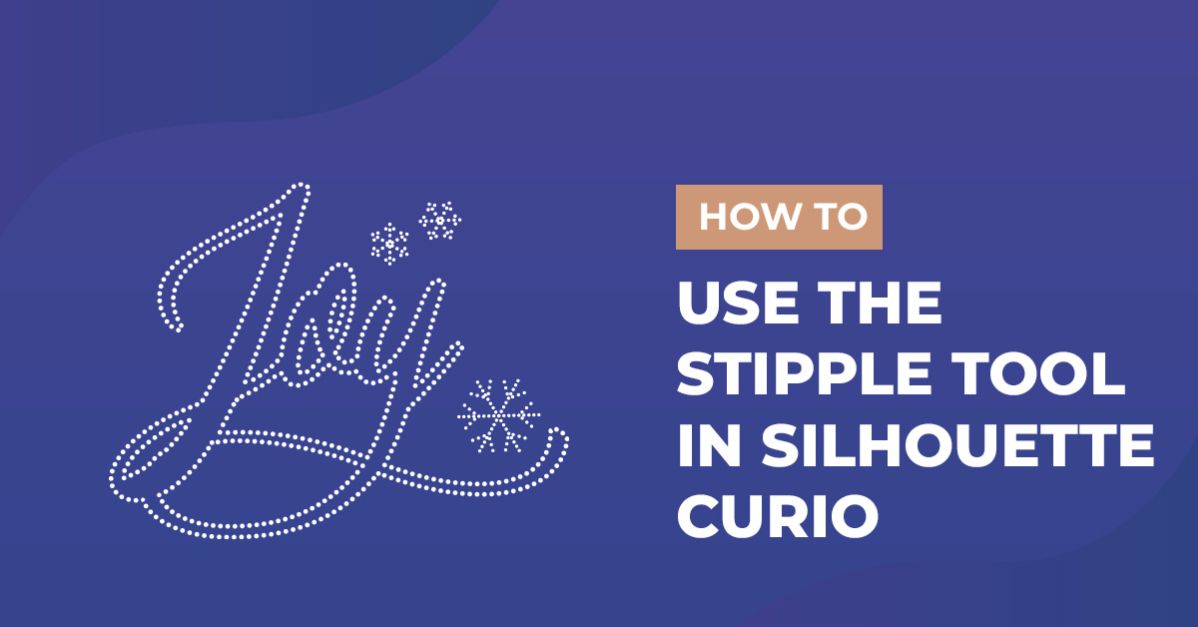 Stipple Tool Basics in Silhouette Curio