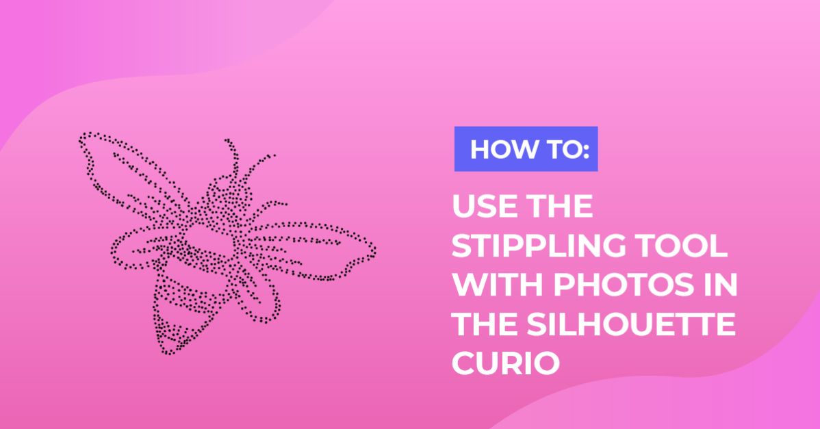 How to use the Stippling Tool with Photos in the Silhouette Curio
