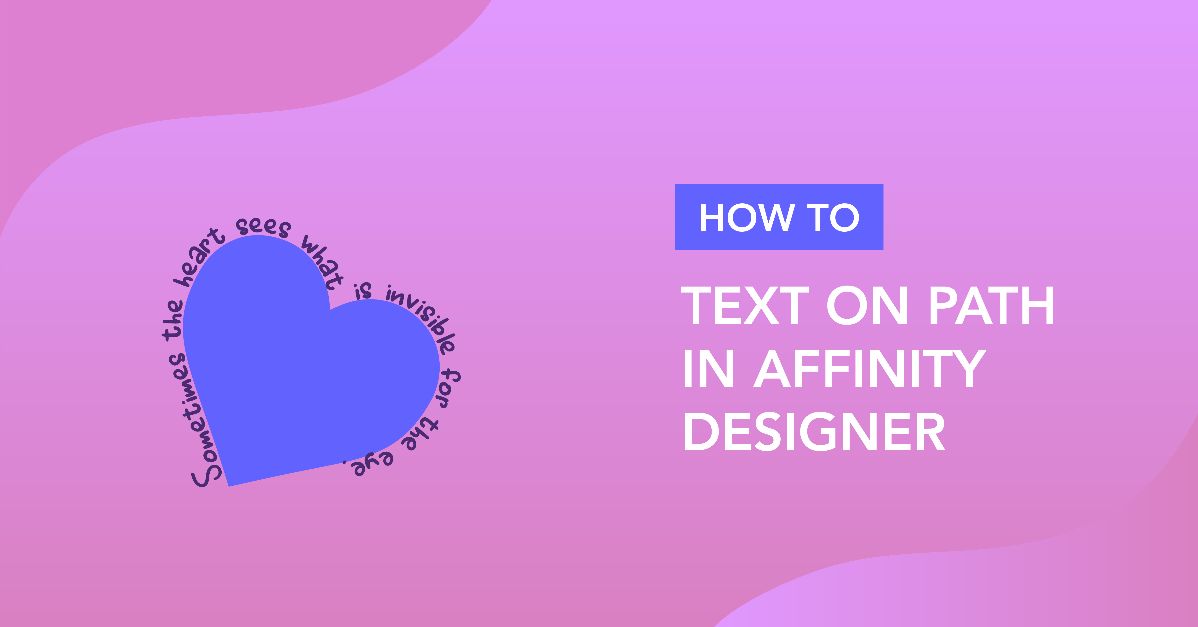Text on Path in Affinity Designer